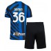 Maillot de foot Inter Milan Matteo Darmian #36 Domicile vêtements enfant 2024-25 Manches Courtes (+ pantalon court)